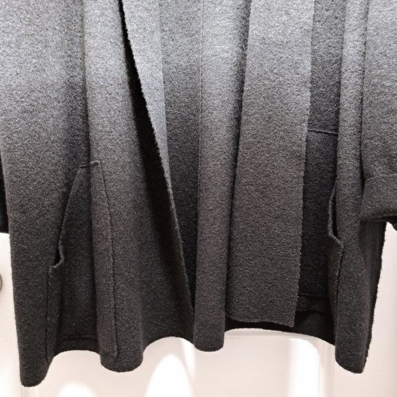 Eileen Fisher Wool Ombré Open-Front Cardigan Size 2X - Picture 7 of 12